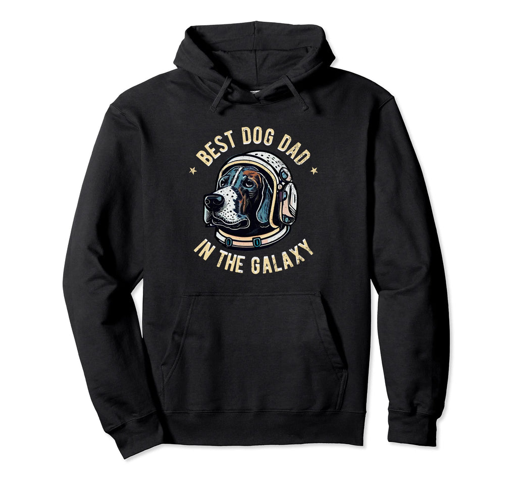 Best Pointer Dog Dad Galaxy Hoodie - Custom Art Print Unisex - T-Shirt, Sweatshirt, Hoodie