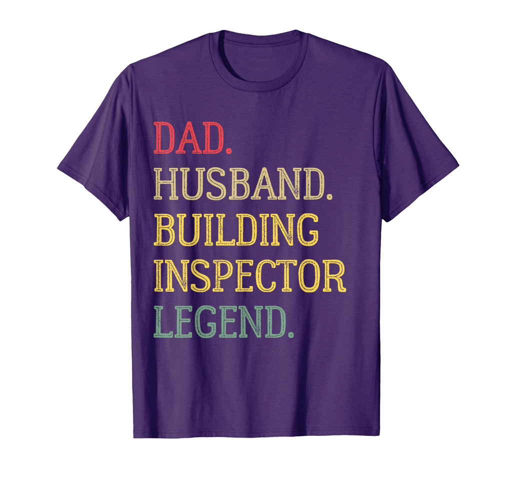 Dad Husband Building Inspector T-Shirt - Aesthetic Graphic Men Women - T-Shirt, Sweatshirt, Hoodie