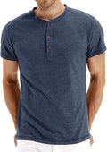 Mens Henley Short Sleeve Cotton Casual - Adult & Kids T-Shirts, Sweatshirts & Hoodies apparel design preview 1