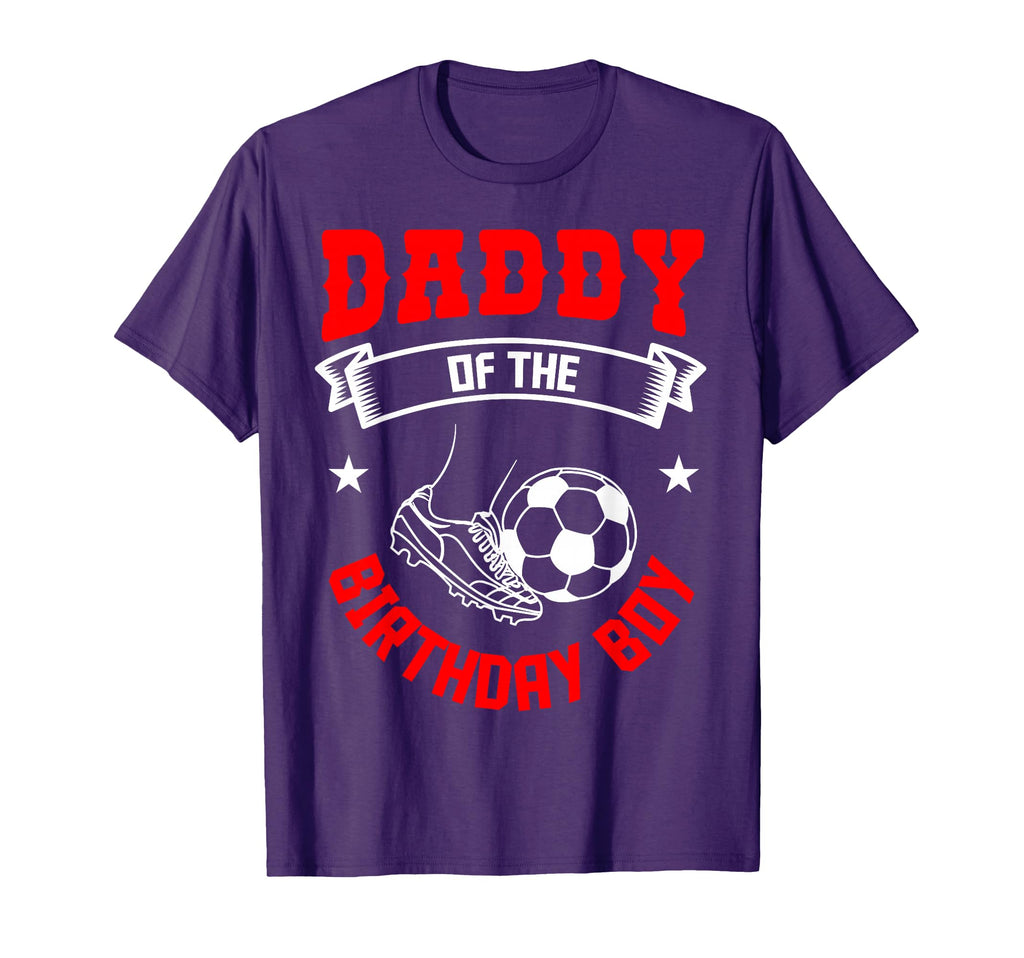 Daddy Birthday Soccer Player Bday T-Shirt - Custom Art Print for Adults - T-Shirt, Sweatshirt, Hoodie