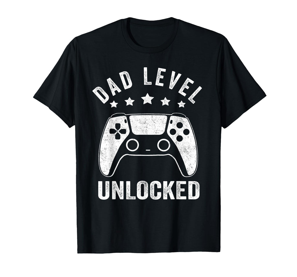 Dad Level Unlocked Gamer Soon To Be T-Shirt - Aesthetic Graphic Men Women - T-Shirt, Sweatshirt, Hoodie