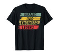 Husband Dad Engineer Legend Fathers Day T-Shirt - Aesthetic Graphic Unisex - T-Shirt, Sweatshirt, Hoodie