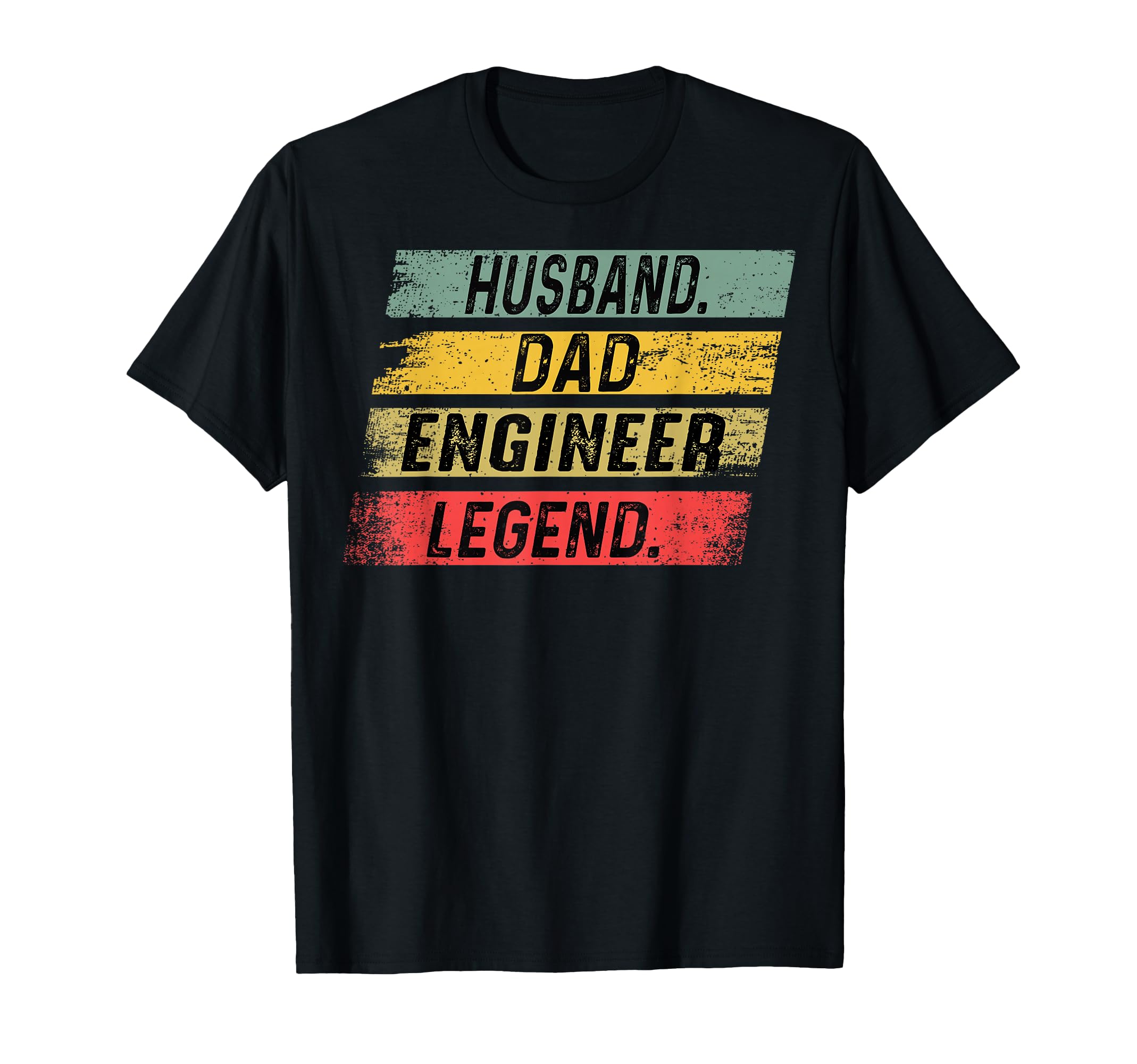 Husband Dad Engineer Legend Fathers Day T-Shirt - Aesthetic Graphic Unisex - T-Shirt, Sweatshirt, Hoodie