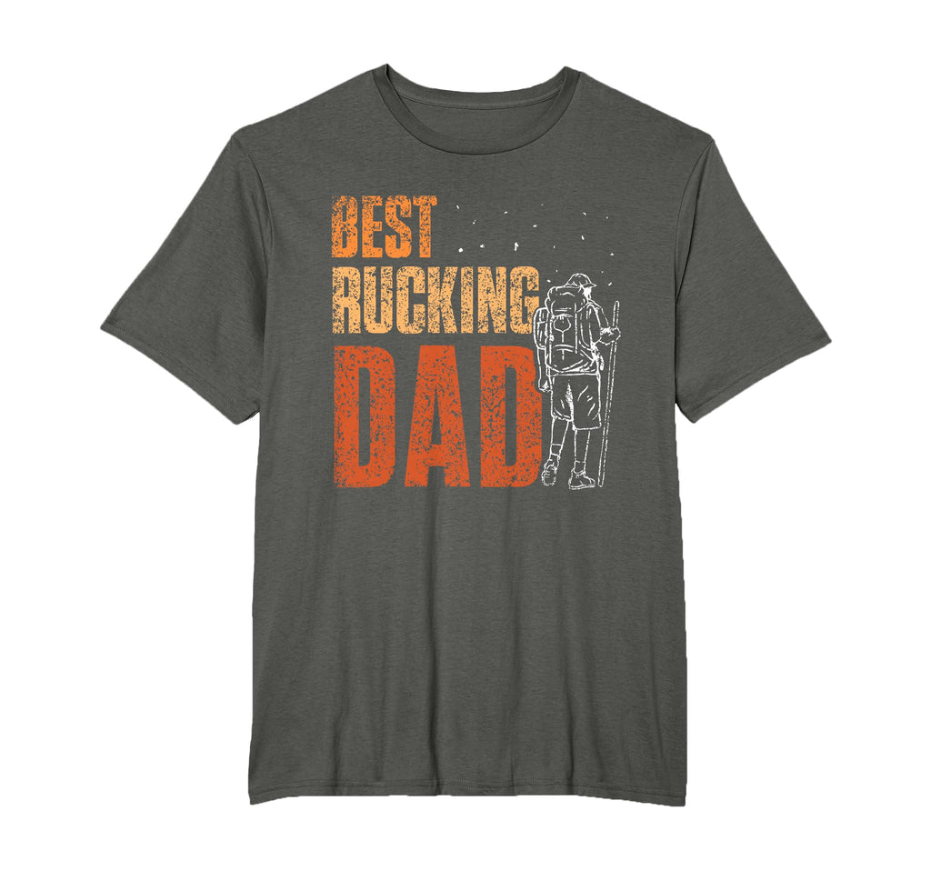 Best Rucking Dad Ruck Backpack T-Shirt - Minimalist Print Men Women - T-Shirt, Sweatshirt, Hoodie