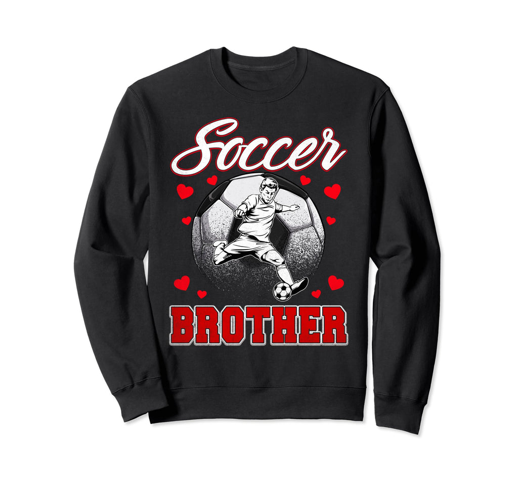 Soccer Brother Family Matching Sweatshirt - Minimalist Print Men Women - T-Shirt, Sweatshirt, Hoodie