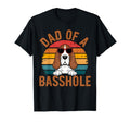 Dad Basshole Basset Hound Owner T-Shirt - Trendy Graphic for Adults - T-Shirt, Sweatshirt, Hoodie