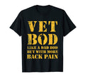 Mens Vet Bod Like Dad Bod But More Back T-Shirt - Aesthetic Graphic Unisex - T-Shirt, Sweatshirt, Hoodie