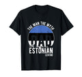 Myth Estonian Legend Dad Estonian T-Shirt - Minimalist Print Unisex - T-Shirt, Sweatshirt, Hoodie