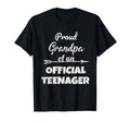 Proud Grandpa Teenager 13Th B Day Party T-Shirt - Novelty Apparel Men Women - T-Shirt, Sweatshirt, Hoodie