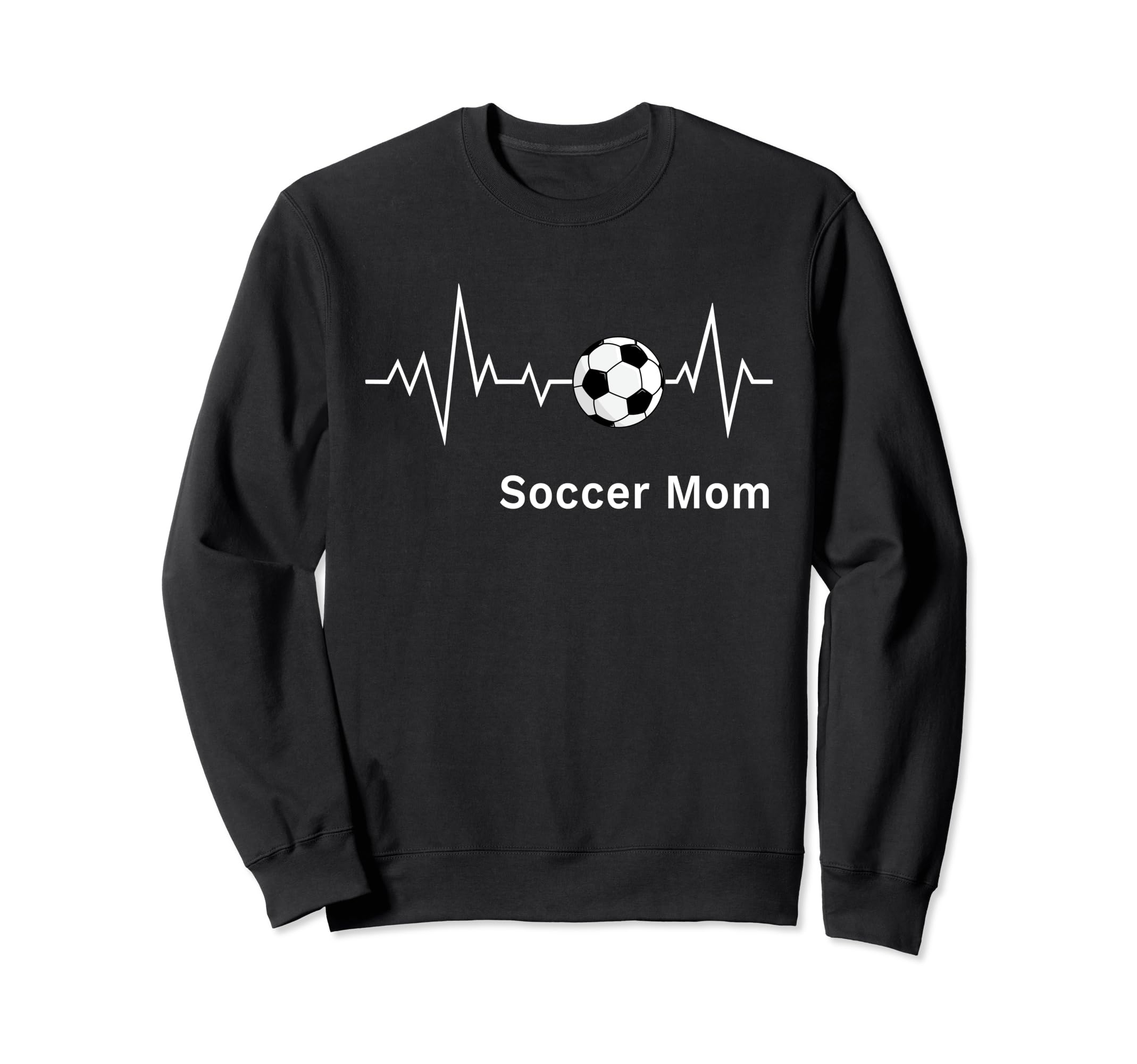 Soccer Mamas Soccer Mom Heartbeat Sweatshirt - Minimalist Print Men Women - T-Shirt, Sweatshirt, Hoodie
