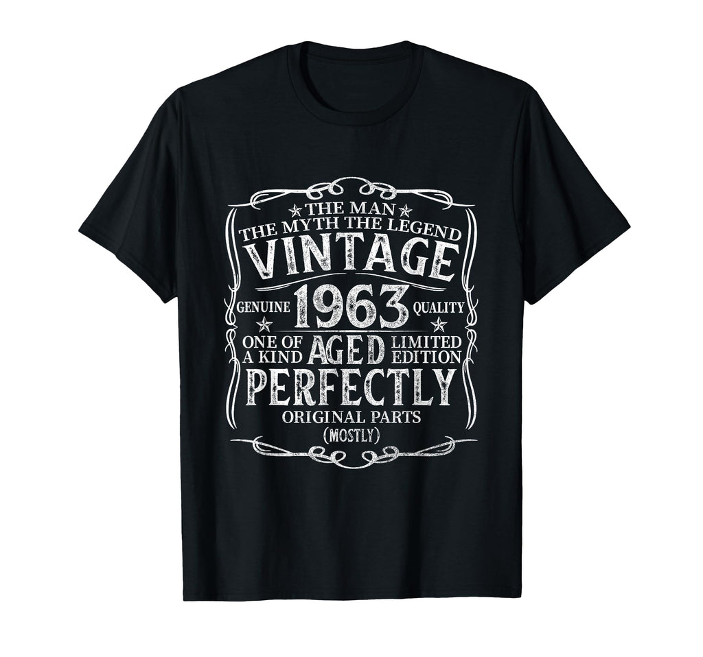 1963 Myth Legend 60 Year Old Gift 60Th T-Shirt - Graphic Print for Adults - T-Shirt, Sweatshirt, Hoodie