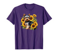 Womens Sunflowers Yorkie Lover T-Shirt - Casual Everyday Wear Unisex - T-Shirt, Sweatshirt, Hoodie