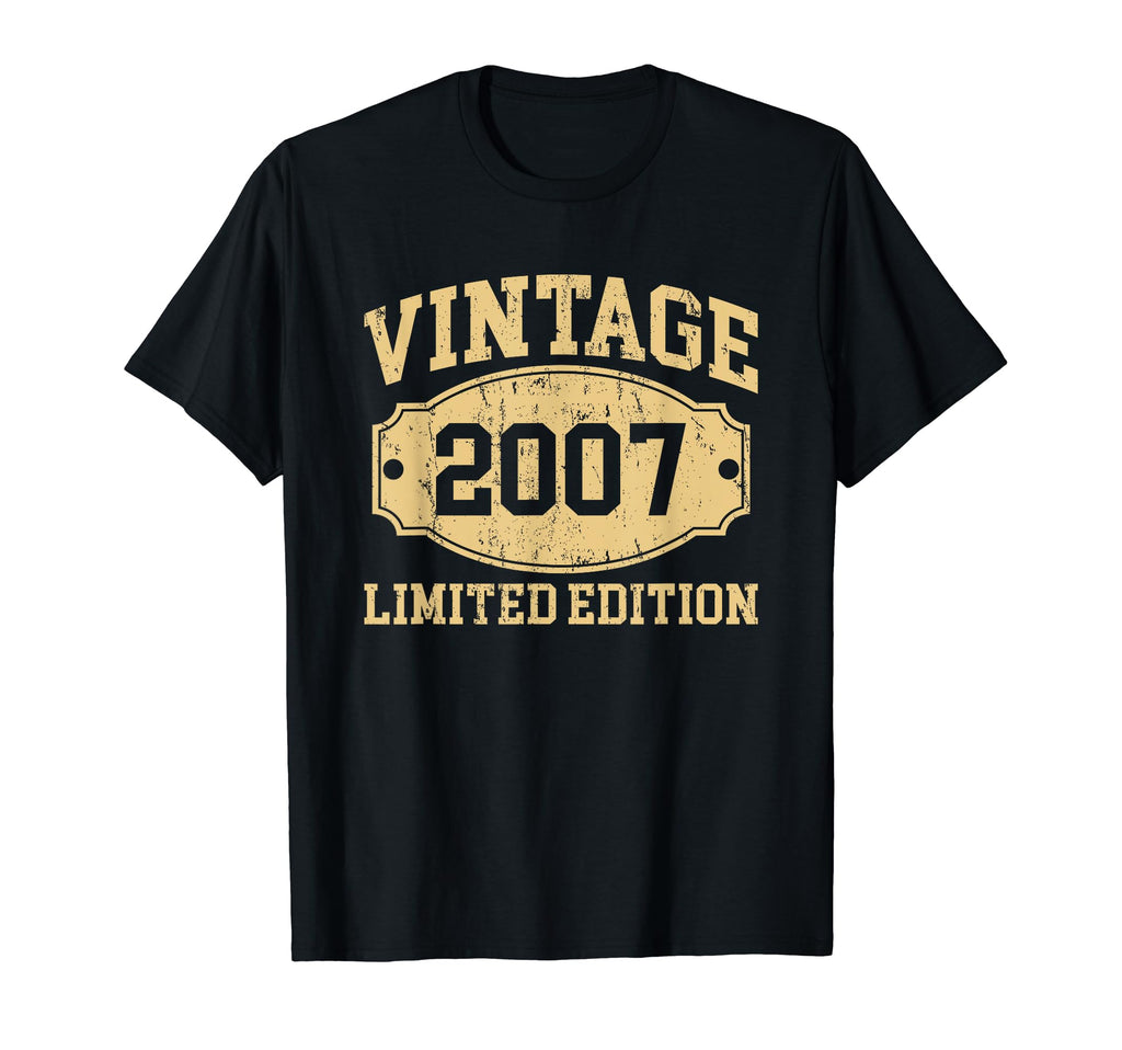 2007 Born 2007 Birthday T-Shirt - Graphic Print Men Women - T-Shirt, Sweatshirt, Hoodie