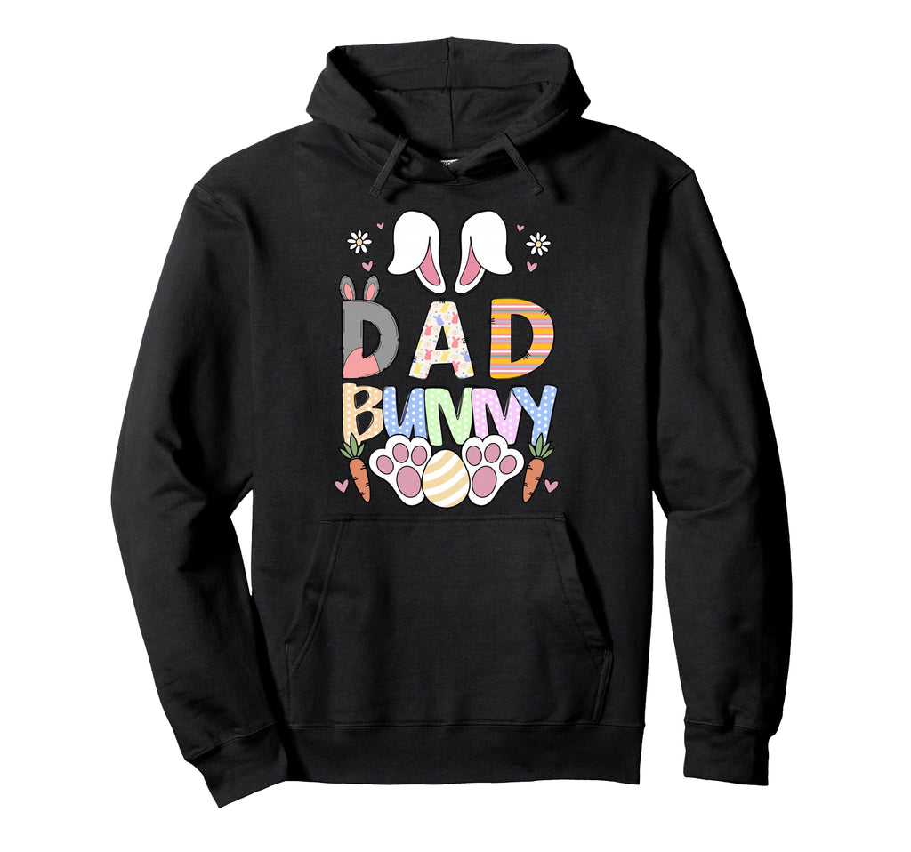 Dad Bunny Ears Easter Family Matching Hoodie - Novelty Apparel Unisex - T-Shirt, Sweatshirt, Hoodie