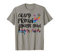 Crazy Proud Soccer Goalkeeper Mom T-Shirt - Custom Art Print for Adults - T-Shirt, Sweatshirt, Hoodie