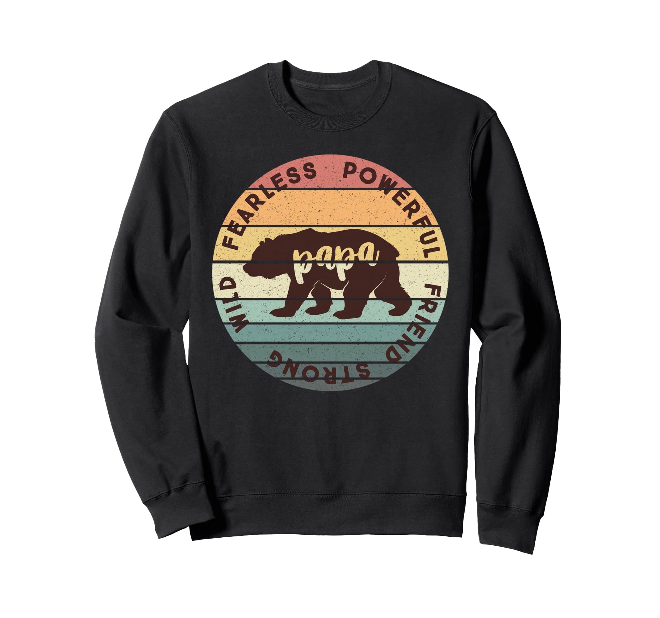 Papa Bear Matching Family Pajamas Sweatshirt - Unique Graphic for Adults - T-Shirt, Sweatshirt, Hoodie