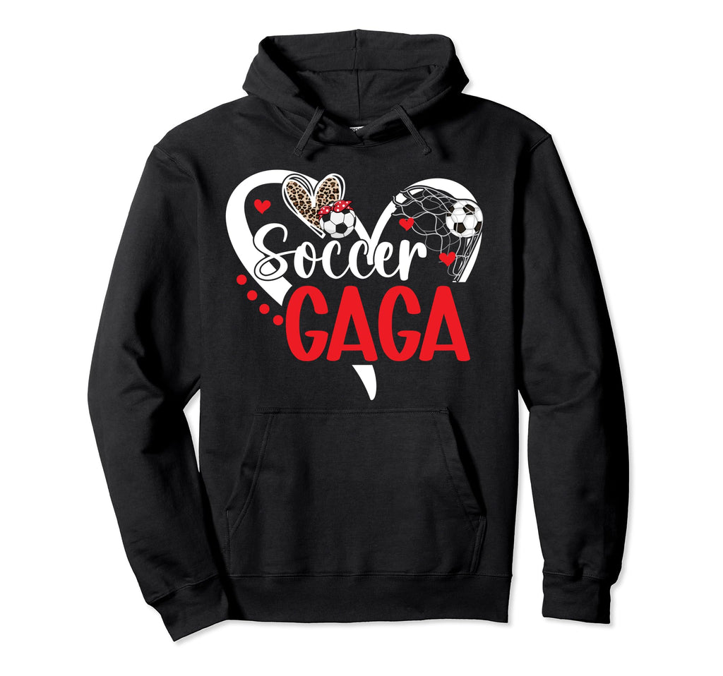 Soccer Gaga Grandma Gaga Soccer Player Hoodie - Novelty Apparel Men Women - T-Shirt, Sweatshirt, Hoodie
