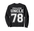 Number 78 Custom Proud Soccer Sweatshirt - Aesthetic Graphic for Adults - T-Shirt, Sweatshirt, Hoodie