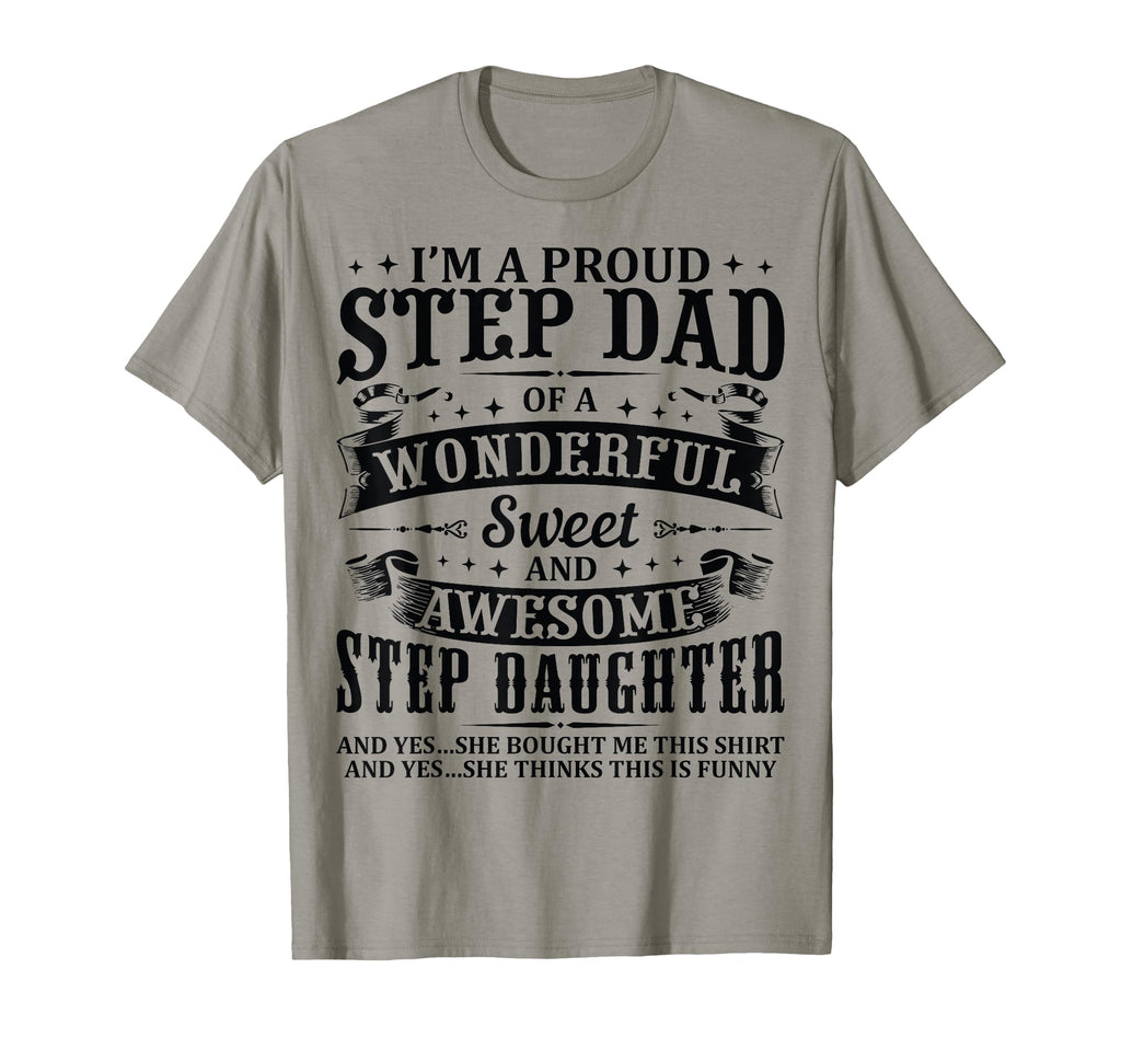Stepdad Awesome Step Daughter T-Shirt - Custom Art Print for Adults - T-Shirt, Sweatshirt, Hoodie