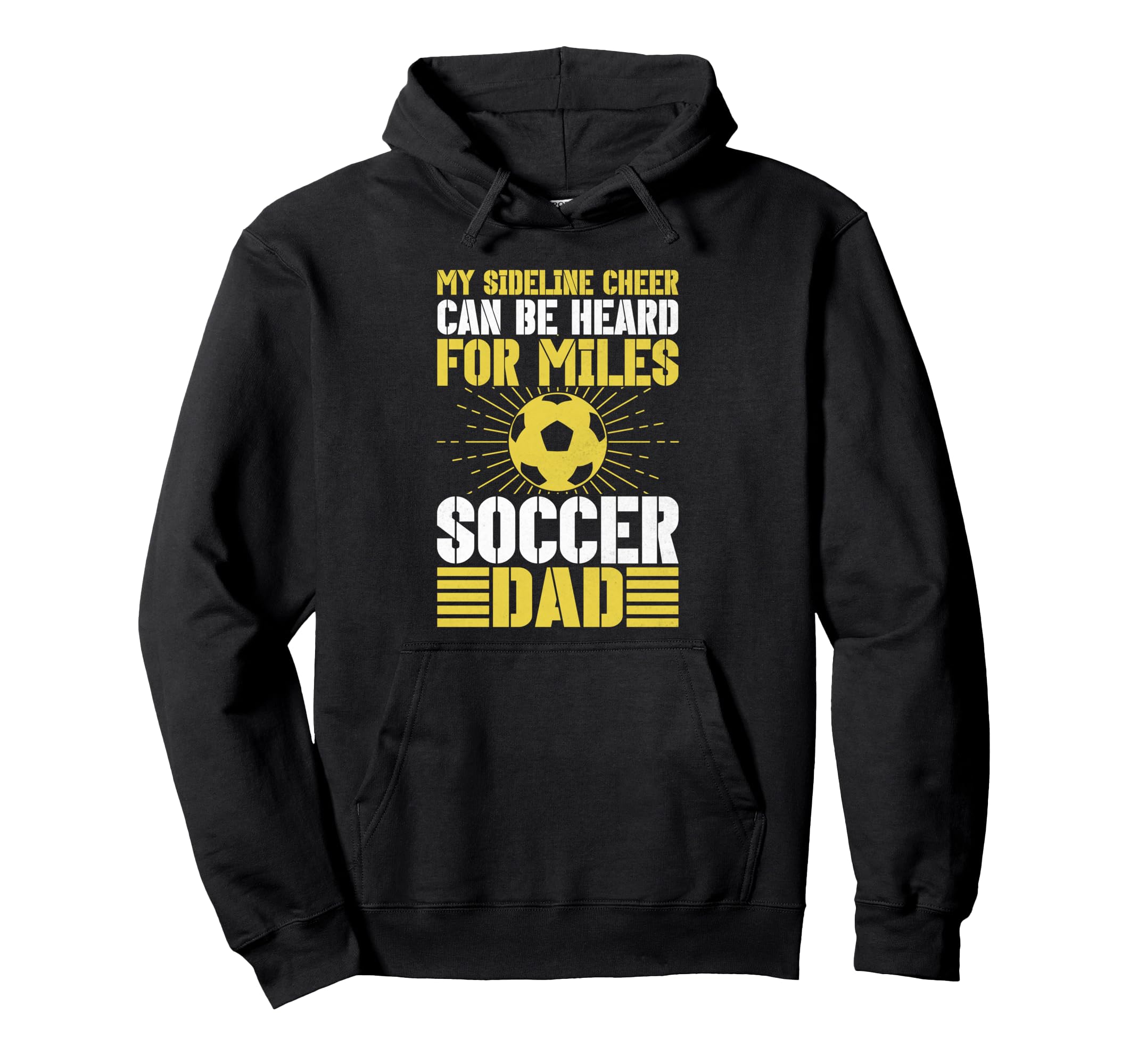 My Sideline Cheer Can Be Heard Miles Hoodie - Unique Graphic Men Women - T-Shirt, Sweatshirt, Hoodie