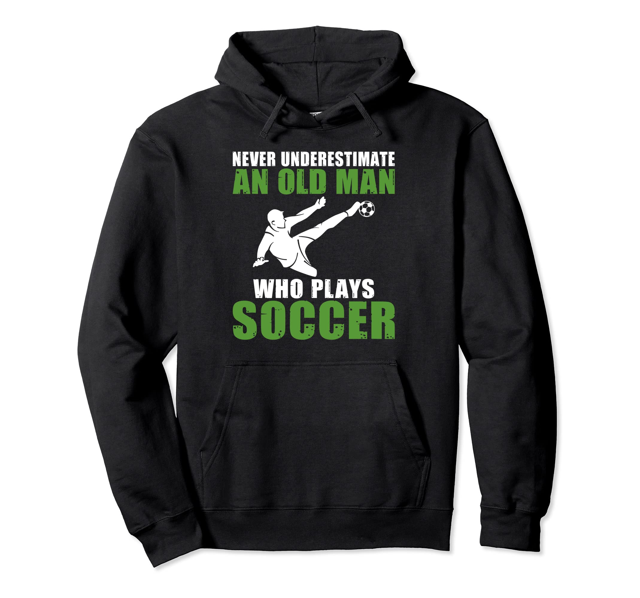 Never Underestimate Old Who Plays Hoodie - Minimalist Print for Adults - T-Shirt, Sweatshirt, Hoodie