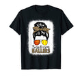 Basketball And Softball Mom Messy Bun T-Shirt - Unique Graphic Men Women - T-Shirt, Sweatshirt, Hoodie
