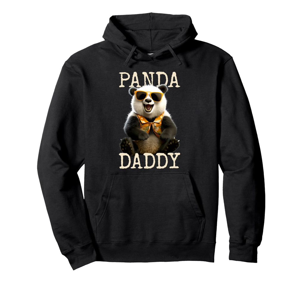Panda Daddy Papa Pandas Dad Hoodie - Casual Everyday Wear Men Women - T-Shirt, Sweatshirt, Hoodie