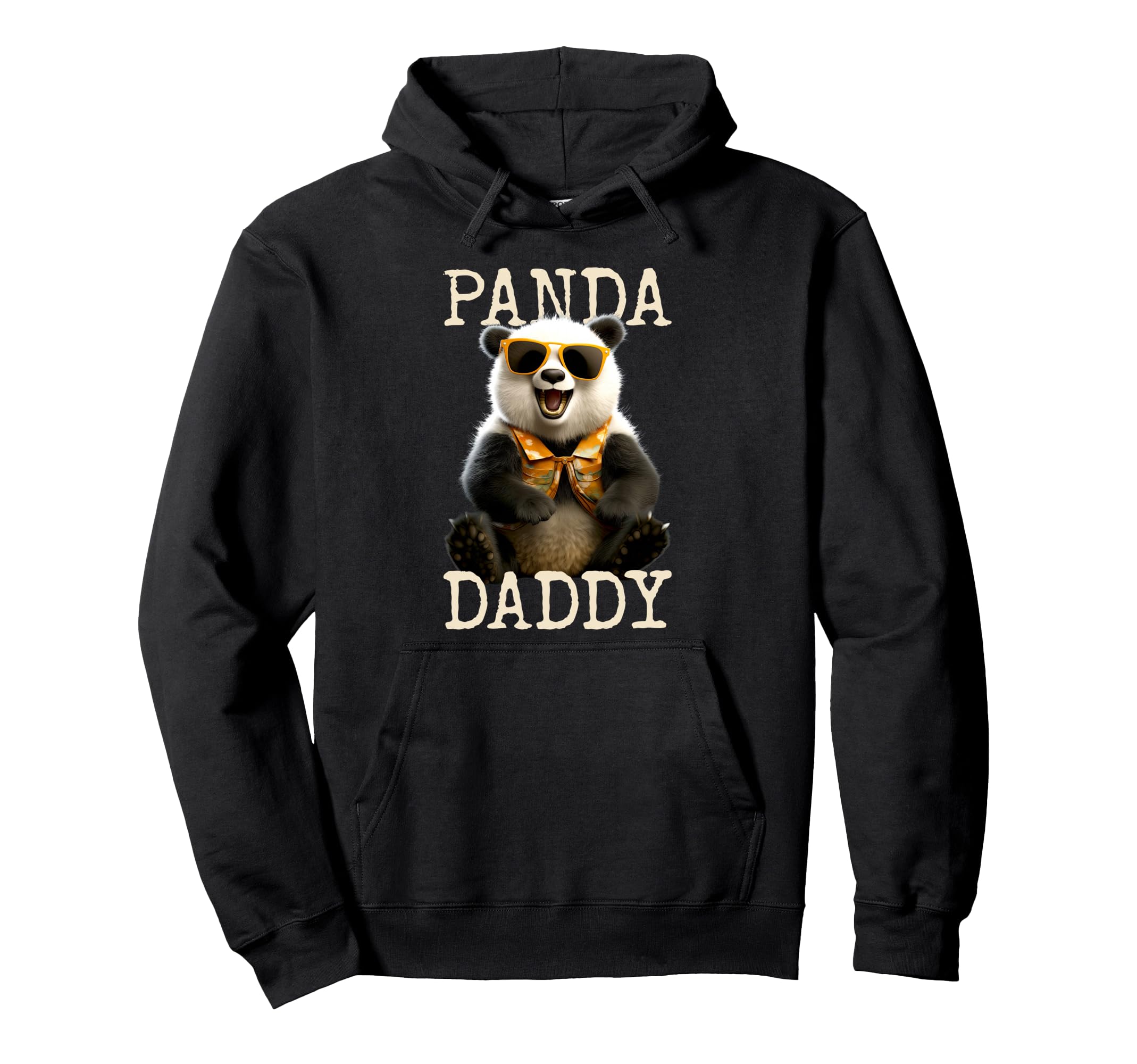 Panda Daddy Papa Pandas Dad Hoodie - Casual Everyday Wear Men Women - T-Shirt, Sweatshirt, Hoodie