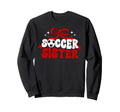 Soccer Sister Coquette Soccer Sweatshirt - Minimalist Print Men Women - T-Shirt, Sweatshirt, Hoodie