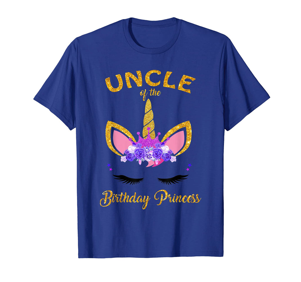 Uncle Birthday Princess Unicorn Matching T-Shirt - Streetwear Style Unisex - T-Shirt, Sweatshirt, Hoodie