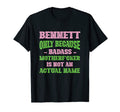 Badass Bennett Name Unique Nickname T-Shirt - Graphic Print for Adults - T-Shirt, Sweatshirt, Hoodie