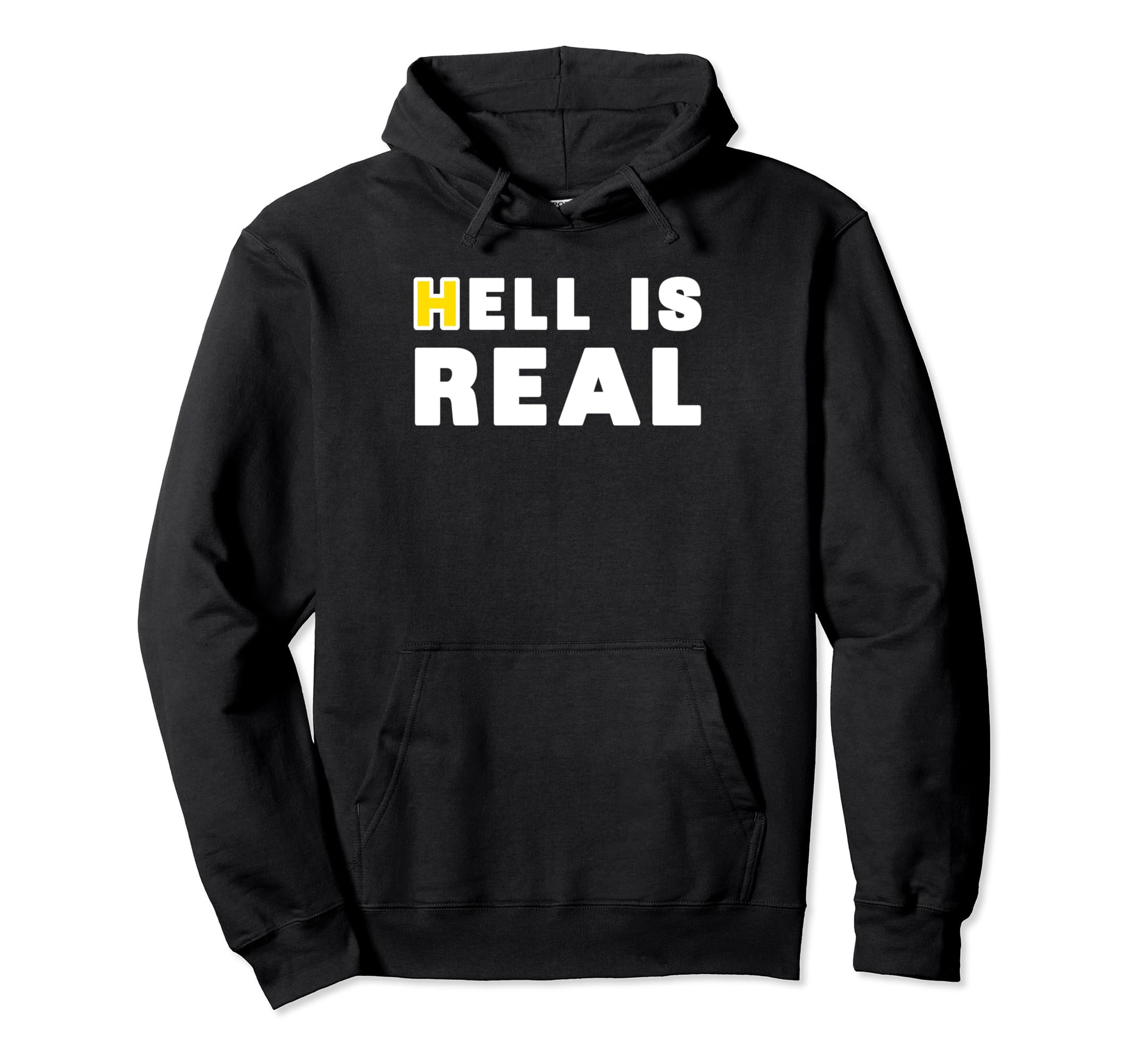 Hell Is Real Billboard Columbus Hoodie - Custom Art Print for Adults - T-Shirt, Sweatshirt, Hoodie