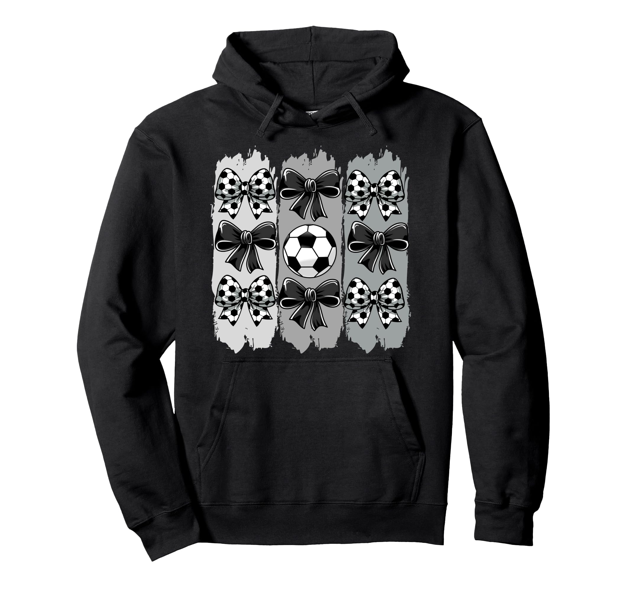 Soccer Coquette Bow Soccer Ball Soccer Hoodie - Custom Art Print Unisex - T-Shirt, Sweatshirt, Hoodie