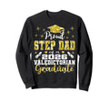 Proud Step Dad 2026 Valedictorian Sweatshirt - Trendy Graphic Unisex - T-Shirt, Sweatshirt, Hoodie