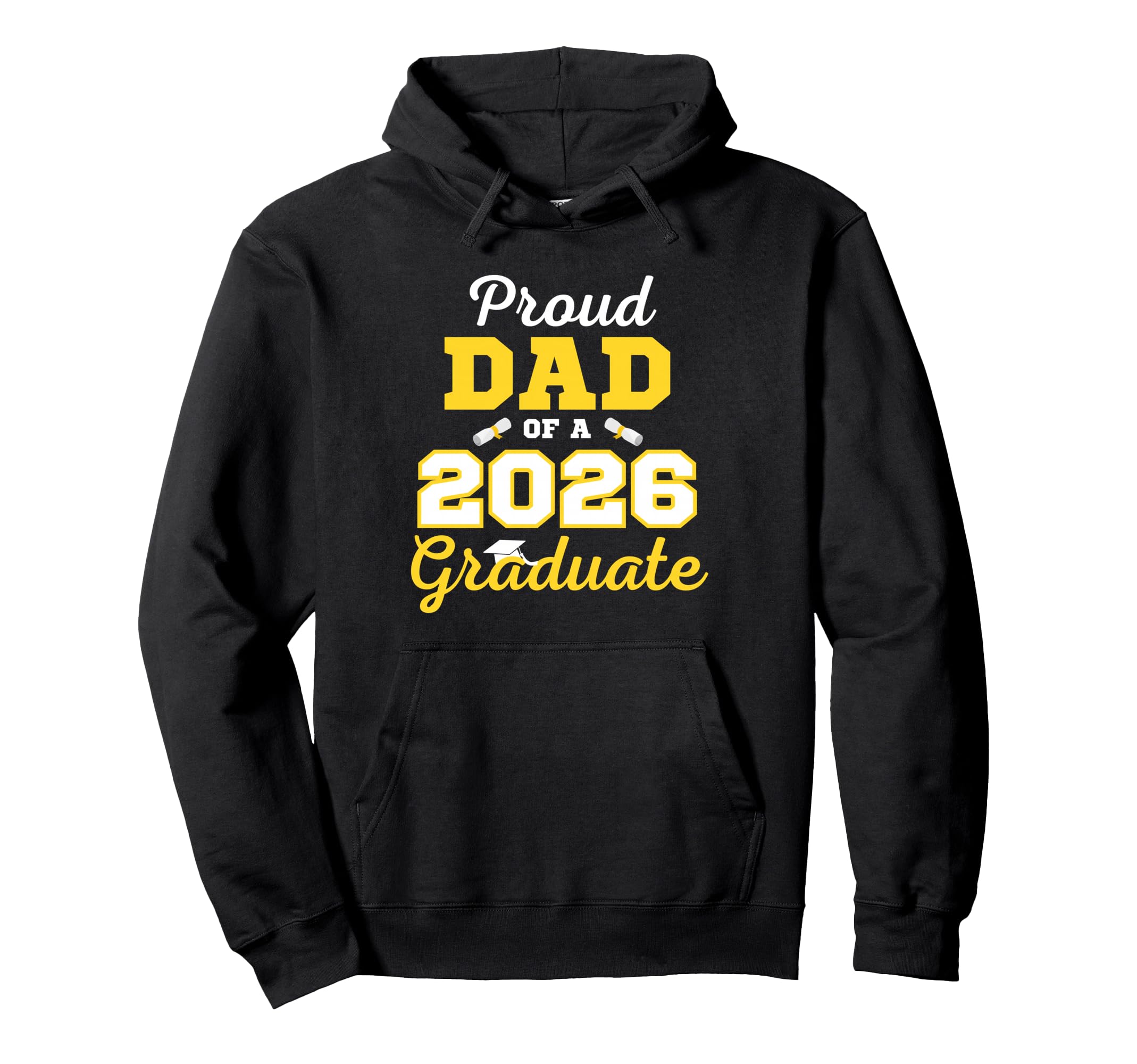 Class 2026 Proud Dad 2026 Graduate Hoodie - Unique Graphic Men Women - T-Shirt, Sweatshirt, Hoodie