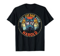 Harold Best Cat Dad Ever Funny Custom T-Shirt - Custom Art Print Men Women - T-Shirt, Sweatshirt, Hoodie