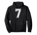 7 Number Seven Team Sports Hoodie - Casual Everyday Wear Men Women - T-Shirt, Sweatshirt, Hoodie