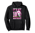 10 Year Old Birthday Soccer Themed Hoodie - Custom Art Print for Adults - T-Shirt, Sweatshirt, Hoodie