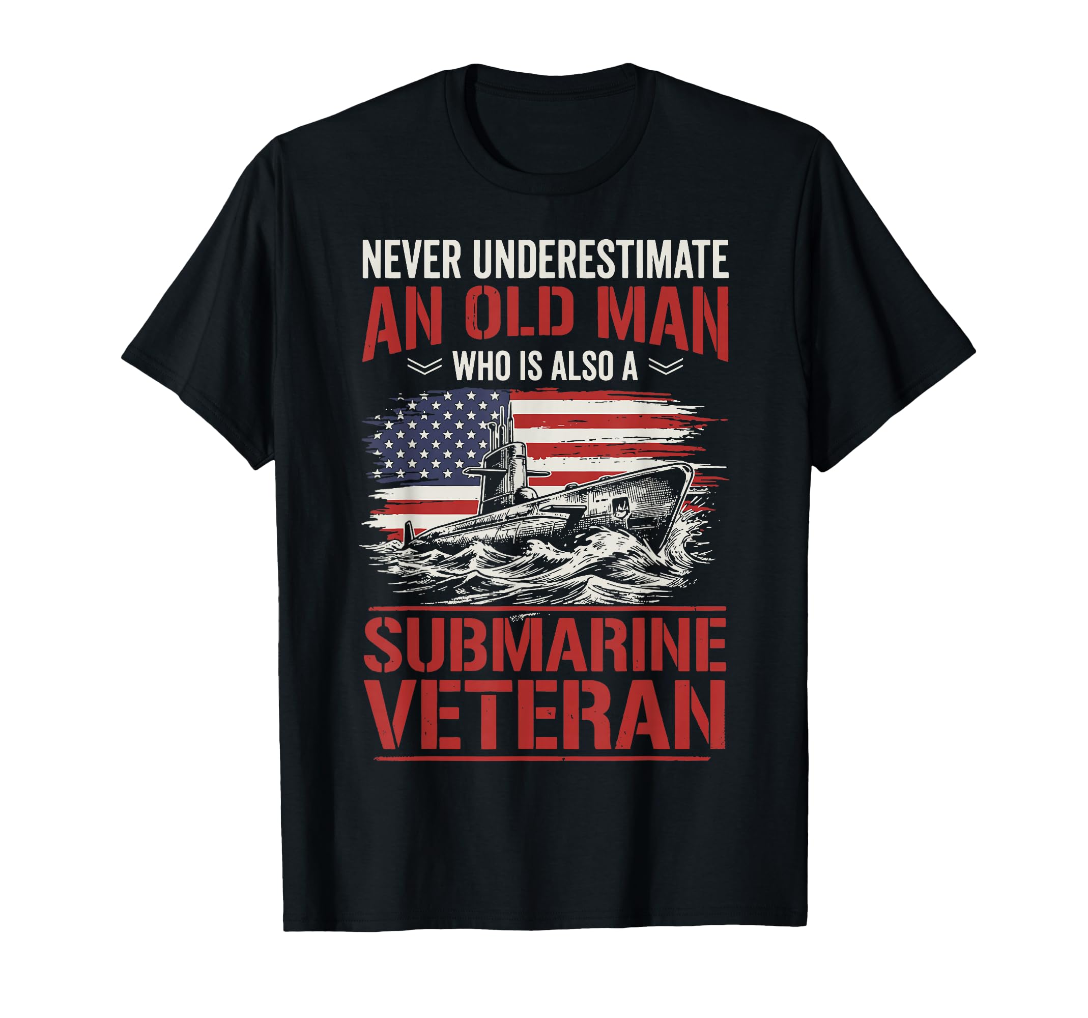Never Underestimate Old Who Is T-Shirt - Minimalist Print Men Women - T-Shirt, Sweatshirt, Hoodie