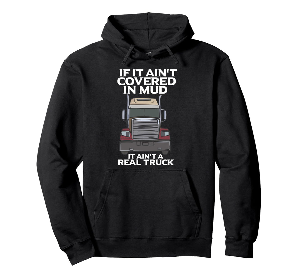 Semi Truck Driver Trucking Truck Fan Hoodie - Unique Graphic Men Women - T-Shirt, Sweatshirt, Hoodie