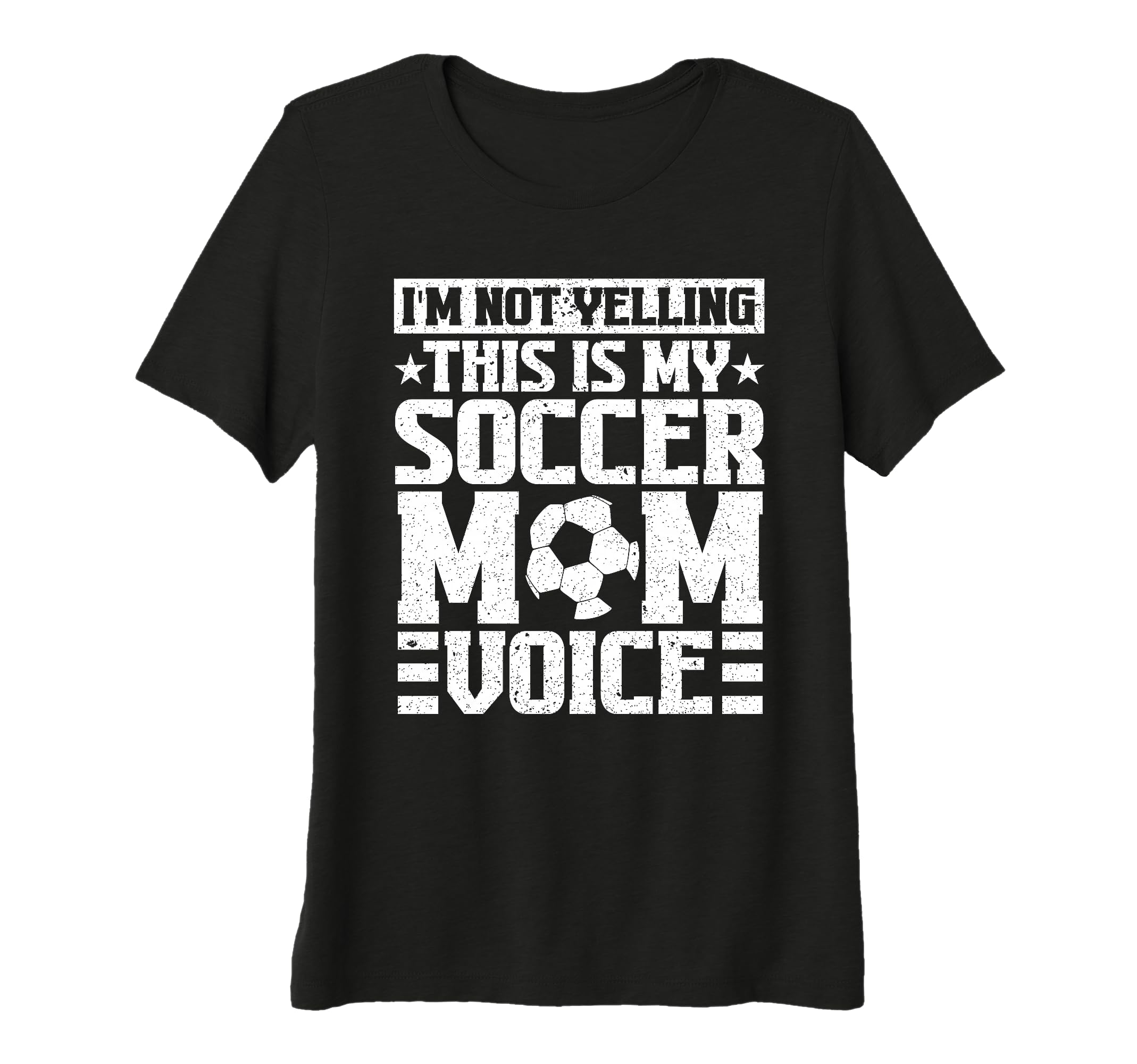 Womens This Is My Soccer Mom Voice T-Shirt - Custom Art Print for Adults - T-Shirt, Sweatshirt, Hoodie