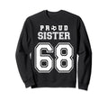 Number 68 Custom Proud Soccer Futbol Sweatshirt - Graphic Print Unisex - T-Shirt, Sweatshirt, Hoodie