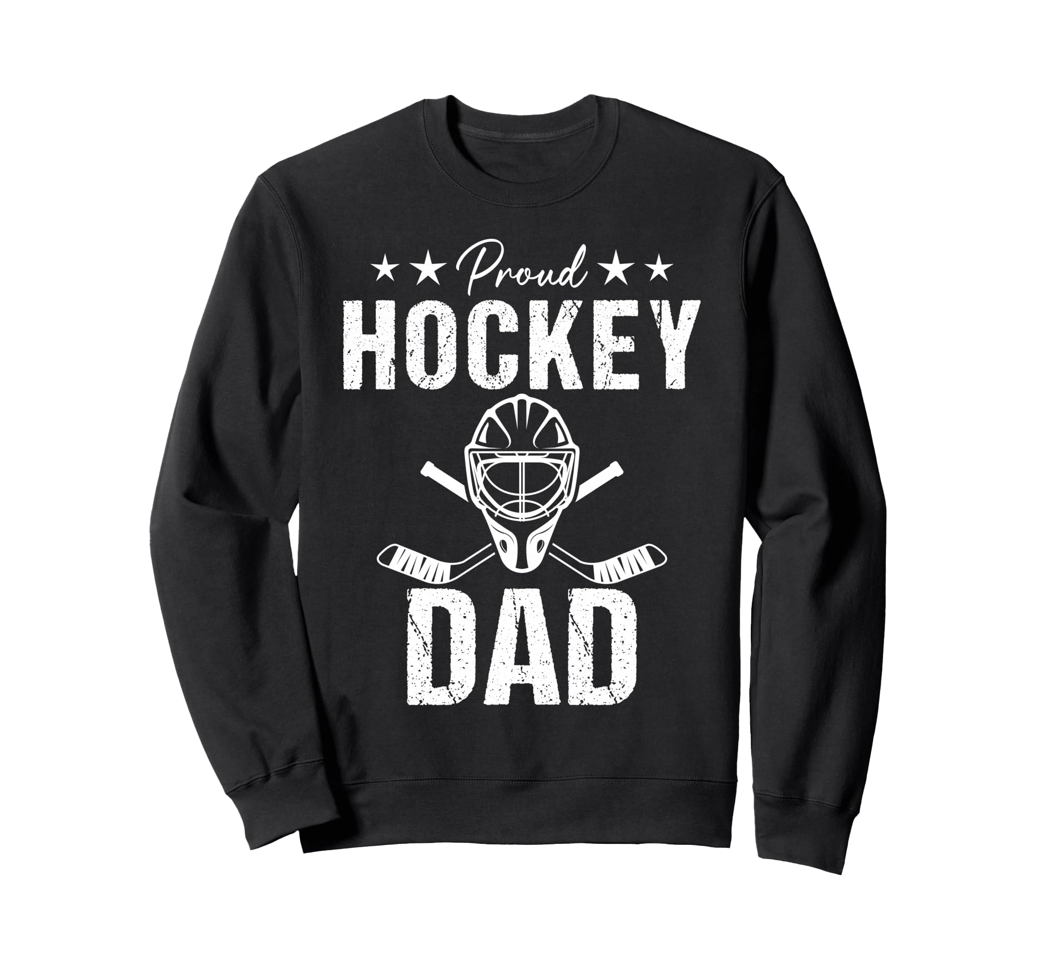 Proud Hockey Dad Game Day Sports Parent Sweatshirt - Trendy Graphic Unisex - T-Shirt, Sweatshirt, Hoodie