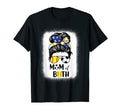 Messy Bun Soccer Mom Softball Mom Both T-Shirt - Fun Novelty Design Unisex - T-Shirt, Sweatshirt, Hoodie