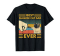 Best Siamese Cat Dad Ever Sunset T-Shirt - Graphic Print Unisex - T-Shirt, Sweatshirt, Hoodie