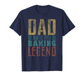 Mens Fathers Day Baking Legend Dad T-Shirt - Minimalist Print Men Women - T-Shirt, Sweatshirt, Hoodie
