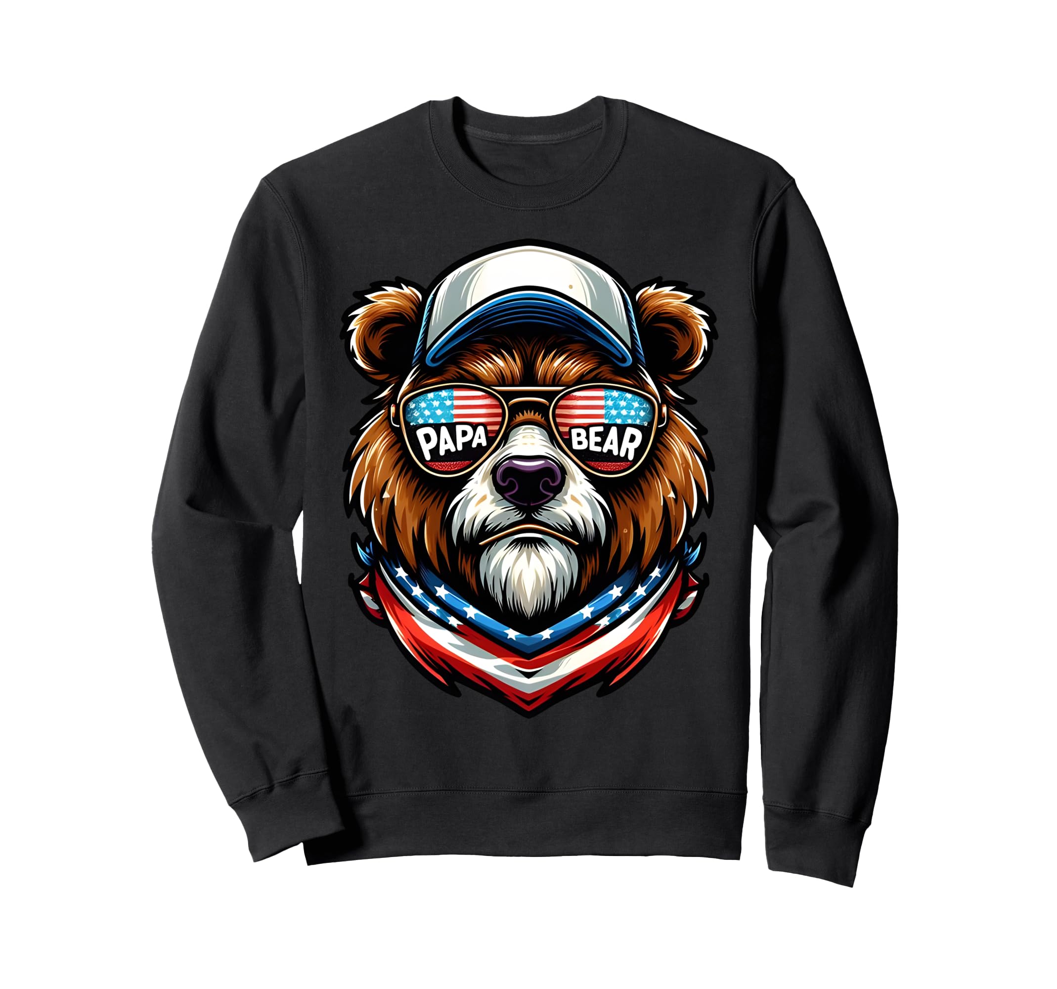 Papa Bear Gifts Funny Birthday Fun Sweatshirt - Novelty Apparel for Adults - T-Shirt, Sweatshirt, Hoodie