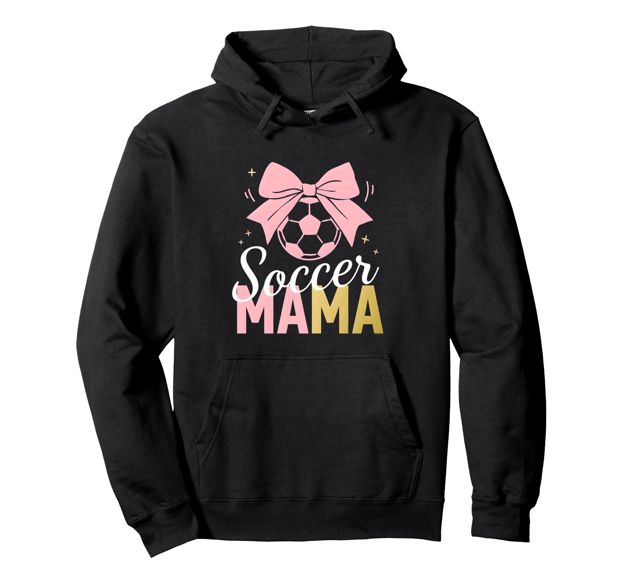 Soccer Mama Bow Soccer Mom Club Hoodie - Aesthetic Graphic for Adults - T-Shirt, Sweatshirt, Hoodie