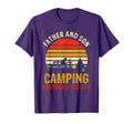 Dad And Son Camping Partners Life T-Shirt - Minimalist Print for Adults - T-Shirt, Sweatshirt, Hoodie