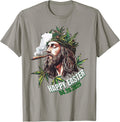 Happy Easter 420 Funny Jesus 2025 - Adult & Kids T-Shirts, Sweatshirts & Hoodies apparel design preview 1